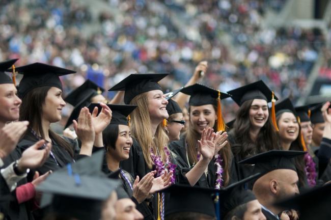 Recycled Graduation Regalia UW Sustainability